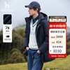 HAZZYS Men's 2025 Winter Jacket Three-Proof/Goose Down Mid-Length Down Jacket Men's ASFZU0CDX03
