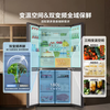 Leader Haier refrigerator 502 liters double cycle four-door 594mm ultra-thin embedded first-class energy efficiency dual frequency conversion air-cooled frost-free double door cross household large capacity national subsidy hot new product + full space purification + three-speed temperature change