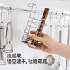 Yushijia 304 stainless steel wall-mounted chopstick basket chopstick cage draining hole-free household chopstick spoon barrel storage hanger large