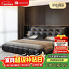 Van Lawrence Cloud Leather Bed Master Bedroom King Bed 1.8m x 2m High-End Light Luxury Style Double Storage Bed Including Mattress