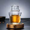 Bei Jingjie glass wine warmer household hot wine kettle hot wine cup hot wine kettle warm yellow wine white wine sake three wine utensils for one person to drink small wine warmer (about 3 taels)