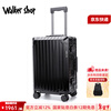 Walker Shop Luggage 2026 New Boarding Trolley Case Aluminum-Magnesium Alloy Multifunctional Business Travel Suitcase Mysterious Black Upgraded Thickened Aluminum Frame 24-inch Check-in Box/All Aluminum-Magnesium Alloy