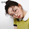 QINA Hou Minghao's same style myopia glasses frame 26 new titanium frame cat eye optical glasses for women QA6026 B13