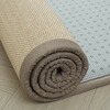 Yulu summer mat bay window mat customized bamboo mat window sill mat bedroom tatami cushion bed and breakfast tea room balcony seat cushion carbonized color 1.5 cm thickness please contact customer service for customization