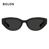 BOLON Tyrannosaurus glasses Yang Zi's same style cool cat-eye narrow frame sunglasses for women, fashionable sunglasses for men, sun protection BL3308, light and thin double upgrade BL3308C10 bright black frame-polarized