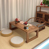 Yulu summer mat bay window mat customized bamboo mat window sill mat bedroom tatami cushion bed and breakfast tea room balcony seat cushion carbonized color 1.5 cm thickness please contact customer service for customization