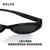 BOLON Tyrannosaurus glasses Yang Zi's same style cool cat-eye narrow frame sunglasses for women, fashionable sunglasses for men, sun protection BL3308, light and thin double upgrade BL3308C10 bright black frame-polarized