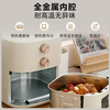 Midea air fryer 2026 new style flip-free 0-coating stainless steel air fryer steaming and baking all-in-one household 6L large capacity multi-functional visual KZE6086PRO