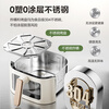 Midea air fryer 2026 new style flip-free 0-coating stainless steel air fryer steaming and baking all-in-one household 6L large capacity multi-functional visual KZE6086PRO