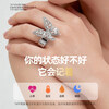 2026 new female smart ring, good-looking couple gift, pedometer, exercise, heart rate, blood oxygen, sleep monitoring, Hipto smart ring, Dieying No. 8, inner diameter 18.1mm