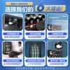 Midea ice bar home refrigerated fresh cabinet office high-end living room small refrigerator mini tea beverage vegetable fruit red wine cabinet display cabinet first-class energy efficiency state subsidy 95 liters small apartment hot model bass small footprint丨four floors with wine rack