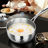 Sonorous pure titanium snow pan small milk pot baby infant food supplement pot household one-person meal uncoated instant noodles cooking noodle small soup pot 100% pure titanium antibacterial rate 99.9% 20cm