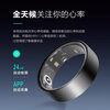 Universal smart ring for Apple mobile phone, good-looking gift for couples, step counting, running, measuring heart rate, blood oxygen, sleep, silver, Hipto brand smart ring No. 7 (17.4mm)