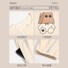 MiiOW pure cotton men's pajamas summer thin 2026 new short-sleeved shorts casual wearable men's home clothes suit apricot stripes 100% cotton soft and comfortable XL weight about 120-140 pounds