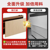 Solid wood sideboard against the wall, integrated storage cabinet, home living room storage cabinet, kitchen cabinet, simple tea cabinet, high-quality solid wood core + cabinet door double moisture-proof, 60cm deep walnut color