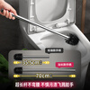 Munich 304 stainless steel toilet brush rack bathroom wall-mounted punch-free toilet cleaning soft brush storage artifact mirror-simple toilet brush with water tray