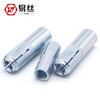 M6-M8-10-12 National standard galvanized internal expansion pipe top explosion implosion gecko flat explosion screw M10 (5 pieces)