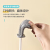 Nolan Sendi wall-mounted toilet brush set 2 brush heads 1 base TPR material bathroom toilet cleaning