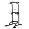 MIKING horizontal bar home pull-up device indoor single and parallel bar multi-functional children's height increasing male and female stretching fitness equipment 4001F single and parallel bar black + hanging ring + cantilever belt
