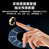 KPEPkpep health smart ring blood oxygen heart rate body temperature blood pressure male and female couple sports sleep monitoring remote control photo multi-functional health R16 Starlight Silver No. 11 inner diameter 20.6mm