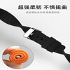 Universal silicone rubber watch strap black suitable for Casio Citizen Armani ck Tissot dw men's and women's wristband (C24) orange strap 18mm