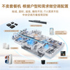Daikin (DAIKIN) central air-conditioning one-to-three, one-to-four, one-to-five customized plan Air conditioning, floor heating and fresh air three-in-one system P+/N+/B+ series multi-connection household first-level energy efficiency 0 yuan reservation customized air-conditioning plan