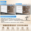 Haier EB130B small red flower embedded disinfection cabinet household sterilization cabin 130L light wave pasteurization 3.0 large capacity disinfection cupboard three doors three drawers white mother and baby grade