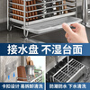 Yweel (yweel) stainless steel chopstick barrel punch-free countertop wall-mounted cage storage box chopstick cage chopstick barrel rack basket ventilated draining and mildew-proof stainless steel chopstick barrel rack (two compartments)