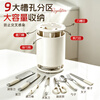 Royalstar knife holder chopstick barrel storage box kitchen knife storage rack countertop kitchen knife holder chopstick cage integrated multi-functional drain rack