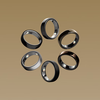OURARing 5 smart ring, the same style as Wang Hong, smart wearable black technology, sleep and health birthday gift, bright silver 12 parts in stock, please contact customer service before placing an order