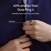 OURARing 5 smart ring, the same style as Wang Hong, smart wearable black technology, sleep and health birthday gift, bright silver 12 parts in stock, please contact customer service before placing an order