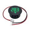 Ouhuayuan LED digital display circular two-wire voltmeter DC 4-100V DC digital voltmeter head display reverse connection protection