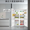 Casarte Guangnian White Series Refrigerator 802 Liter Combination Embedded Ultra-thin 60cm Front Flat Embedded with Zero Embedding on Both Sides First Class Energy Efficiency Variable Frequency Air-cooled Frost-free Household White Refrigerator Light Year White Series 401*2 Unbounded Combination Edition + Zero Distance Flat Embedded