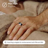 OURARing 5 Wang Hong's same style smart ring sleep monitoring health tracking heart rate temperature exercise recovery ring oura ring bright silver 6