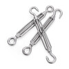 JINGGONG 304 stainless steel turnbuckle screw tensioner wire rope tightener rope tightener turnbuckle bolt M6 (OC type)
