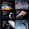 New non-invasive blood sugar and blood pressure smart ring, sleep blood oxygen, heart rate, multiple sports modes, waterproof photo ring, moonlight white, free charging compartment + health detection + sleep analysis + lightweight wearing, size 13, diameter 22, finger circumference 70