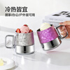 Oball pure titanium drinking water cup double-layer insulated cup coffee cup high-looking teacher's day gift beer mug