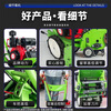 Cottage diesel lawn mower four-wheel drive micro tiller lawn mower gasoline rotary tiller trencher agricultural weeder cultivator Chongqing gasoline two-wheel drive manual machine width 30 knife width 20 + weeding knife + furrow plow
