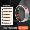 New non-invasive blood sugar and blood pressure smart ring, sleep blood oxygen, heart rate, multiple sports modes, waterproof photo ring, moonlight white, free charging compartment + health detection + sleep analysis + lightweight wearing, size 13, diameter 22, finger circumference 70