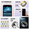 NUIBC smart ring vibrates for incoming calls to remind multifunctional ring health heart rate blood oxygen sleep monitoring gesture brush short video page turning waterproof ring black size 12 67.5mm finger circumference