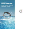 CE-LINKHenHalo smart ring, can monitor 128 kinds of sports such as sleep, heart rate, blood oxygen, heart rate variability, stress, menstrual cycle, running, etc. Warm white light silver 10