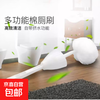 Million-selling Japanese-style S-shaped long-handled toilet brush with no dead ends, toilet brush hook without punching, no damage to the glaze, 1 Yunduo water-squeezing toilet brush
