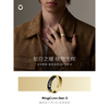 RingConn Smart Ring Heart Rate Blood Oxygen Women's Menstrual Period Blood Pressure Assessment Vibration Reminder Yaoyang Gold No. 6 (17.12mm)