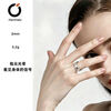 CE-LINKHenHalo smart ring, can monitor 128 kinds of sports such as sleep, heart rate, blood oxygen, heart rate variability, stress, menstrual cycle, running, etc. Warm white light silver 10