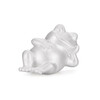 Investment silver foot silver cute ornaments lying flat series silver ornaments birthday stored value collection gifts for friends lying flat frog frog about 50g