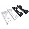 Litian modified racing seat reinforced L plate fixed bracket thickened side plate 7075 thickened aluminum plate slide rail fixed bracket slide rail