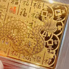 Medi Pure Gold 999.9 Gold Wealth Gold Bar Investment Gold Piece Collection Financial Management Brick Baby Gold Piece White Bar Installment Colorful Dragon Gold Bar 100g