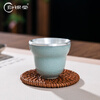 Guiyintang silver cup pure silver 999 ice cracked porcelain covered silver tea cup pure silver liner wine cup high-end tea set
