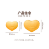 GXGOLD G gold love 5.2g pure gold Au9999 heart-shaped investment gold Chinese Valentine's Day gift for girlfriend, bank gold bar 5.2