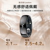 Kelian ECG medical grade AI smart ring monitors heart rate, blood sugar, blood pressure, blood oxygen, sleep, body temperature, black technology risk assessment, sports couple, men and women, father gift, size 8, circumference 58.2mm, blood sugar, blood pressure, ECG, sleep monitoring